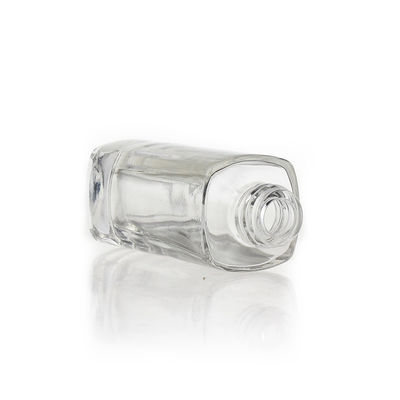 Wholesale 35 Ml Clear Glass Serum Bottles Square Essence Bottles With Good Price S014