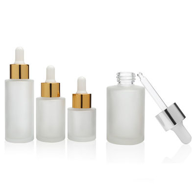 High Quality Frosted 30ml Face Serum Glass Dropper Bottle  For Skin Care