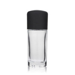 Clear Seal Foundation 30ml Bottle Liquid Foundation Bottle With Rubber Cap Glass Skincare Containers