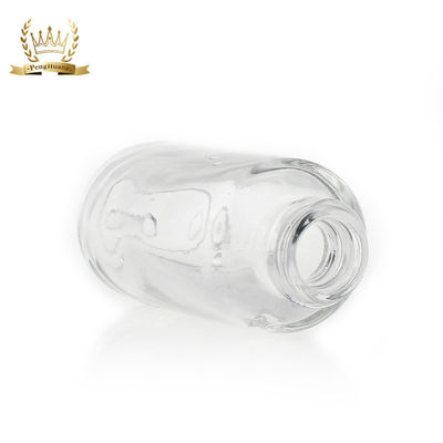 High Quality 30ml Clear Glass Lotion Bottle Liquid Foundation Bottle