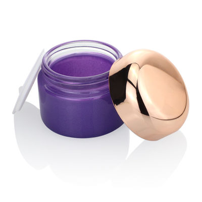 Manufacturer Custom Cream Packaging Glass 30ml Purple Cream Glass Jar For Cosmetic