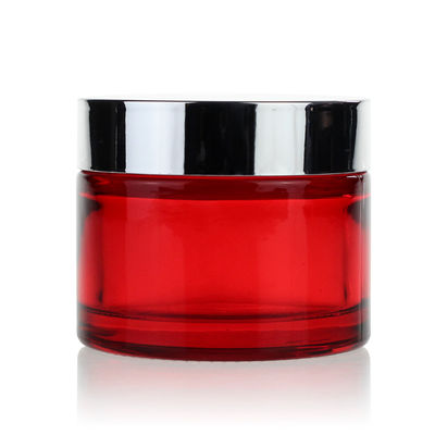 Red Luxury 30ml-120ml Cosmetic Packaging Set Pump Sprayer Screw Cap Sealing