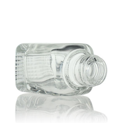 Face Serum Bottle Glass Dropper Cosmetic Eyelash Serum Bottle 30ml Makeup Supplier OEM For Oil S028