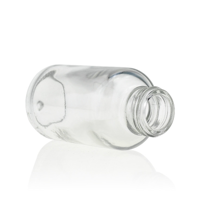 Custom MSDS Foundation Glass Bottle Empty 50ml Clear Glass Bottles