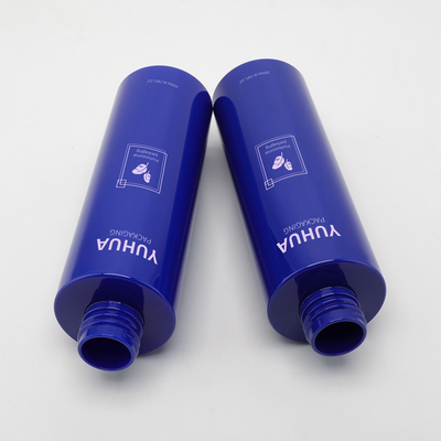 Shampoo 200ml Blue Plastic Packaging Bottles With Pump