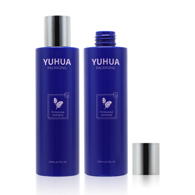 Shampoo 200ml Blue Plastic Packaging Bottles With Pump