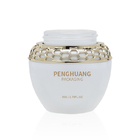 Gold Cream Glass Jars 50g Face Body Skincare Packaging Container