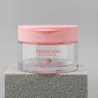 Luxury Cosmetic Cream Glass Jars With Matte Pink Cap 200g Lip Body Exfoliating Scrub Container