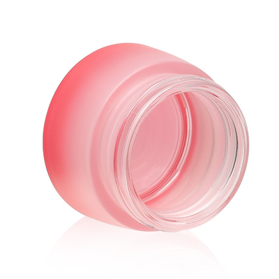 Round Shape Cosmetic Bottle Set Hyaluronic Acid Glass Skincare