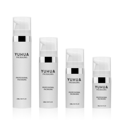 15ml 25ml Plastic Pump Airless Skincare Bottle Packaging For Lotion Cream