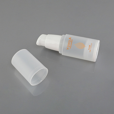 Plastic 20ml 30ml Airless Cosmetic Pump Hot Stamping