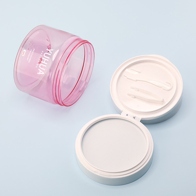 360G Plastic Packaging Jars For Face Cotton Pads With Tweezer