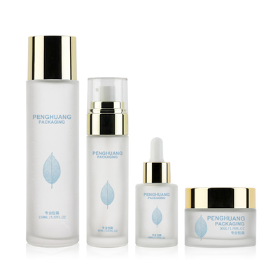 OEM Luxury Cosmetic Packaging Set With Round Ball Cap 150ml