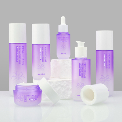 Free Sample 50ml Plastic Cream Jar With Lid Silk Screen