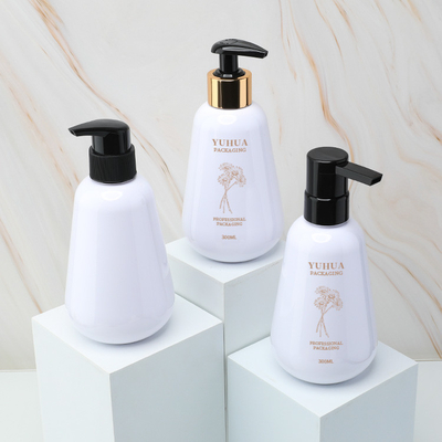 Customizable Plastic Shampoo And Conditioner Bottle 300ml Hot Stamping