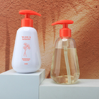 Screw Cap Plastic Cosmetic Bottle 300ml Shampoo And Conditioner Bottles