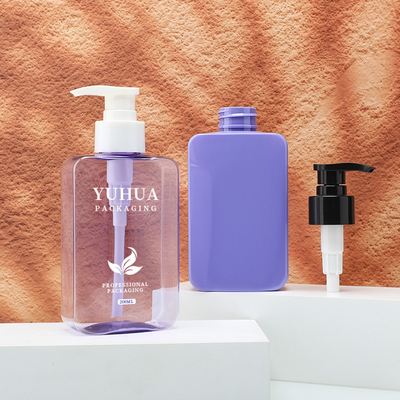 Good price 200ml Purple Plastic Toner Bottle With Press Pump For Hand Sanitizer online