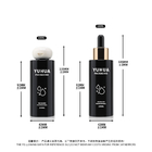 OEM 100ml PET Plastic Flip Cap Bottle For Shampoo Toner Skincare Packaging