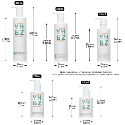 Wholesale Plastic Bottle Cosmetic Shampoo Lotion Pump Bottle With Customized Logo