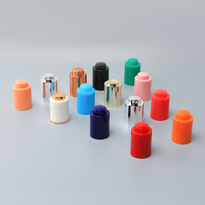 Wholesale Custom Color 18/410 20/410 Push Button Dropper Cap for serum oil