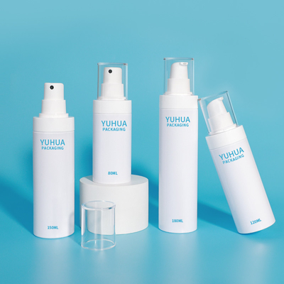 Customized Logo 120ml 150ml 180ml White Plastic Spray Pump Bottle With Fine Mist Spray