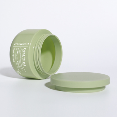 Round Empty Wide Mouth Plastic Cream Jar 300g 550g 10oz Hair Body Scrub Container