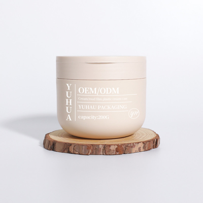 200ML Cosmetic Plastic Packaging Jars For Hair Body Scrub Face Cream