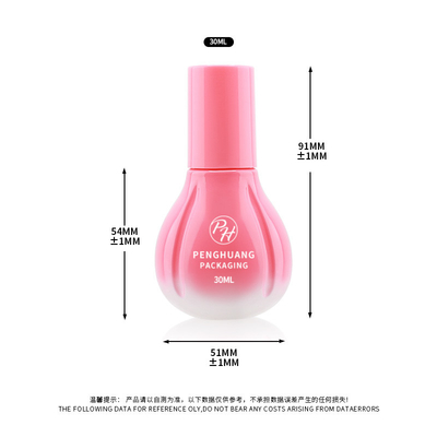 Hot Sale Pump Cap Glass Cosmetic Bottle Container For Serum Cream Lotion