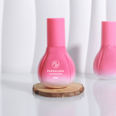 Wholesale 30ml Serum And Toner Customized Logo Cream Lotion Glass Bottles With Pump