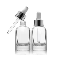 OEM ODM Hair Oil Serum Bottle With Glass Dropper 30ml 1oz Cosmetic Packaging Container