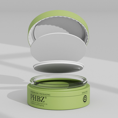 100g Round Screw Cap Glass Cream Jars With Lid Customized Packaging For Face Cream