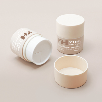 Eco-Friendly 50g Round Rotating Makeup Body Butter Container Cream Jar With Lid