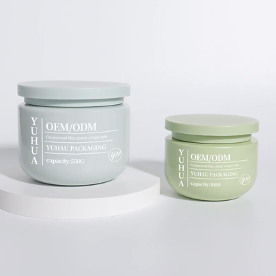 Customizable PP Plastic Matte Jars For Body Butter With Private Label