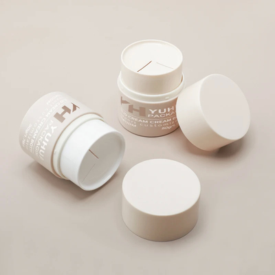 Personalized Printed Round Plastic Storage Jars With Silk Screen Printing