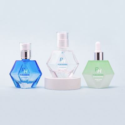 30ml 1oz Luxury Glass Serum Lotion Bottle For Skincare Packaging
