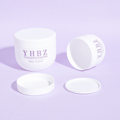 Customizable Plastic Jars With Screw Caps 120g 250g 500g Empty Body Scrub Jar