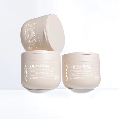 Eco Friendly PP Square Plastic Cream Jars With Flip Top Cap