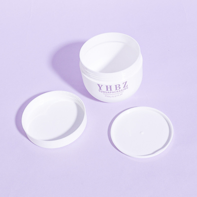 300g Recyclable Round Wide Mouth Plastic Cream Jar For Body Scrub