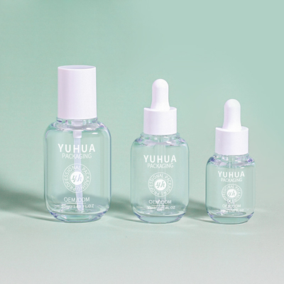 Good price 15ml 30ml 50ml PETG Serum Dropper Bottle Skincare Cosmetic Packaging Clear Cream Lotion Bottle online