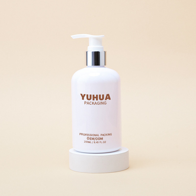 Customised Packaging Hair Care Shampoo And Conditioner Bottles 250ml Lotion Pump Bottle