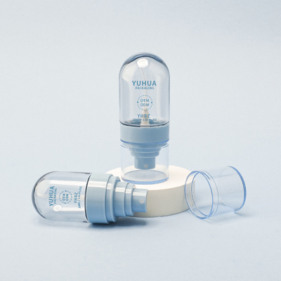 Clear Cylinder Spray Bottles For Sunscreen And Cosmetics