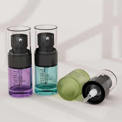 15ml Frosted Glass Foundation Bottles for Customizable Cosmetics