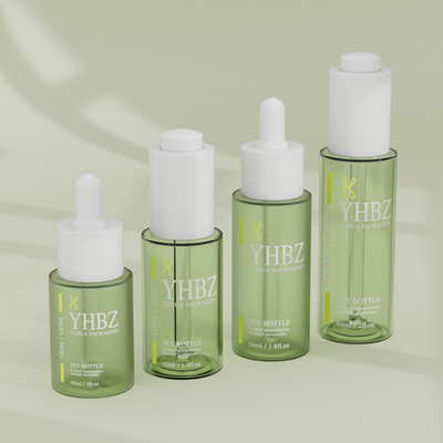 30ml 40ml 50ml 60ml Serum Dropper Bottle Plastic Empty Essential Oil Bottle
