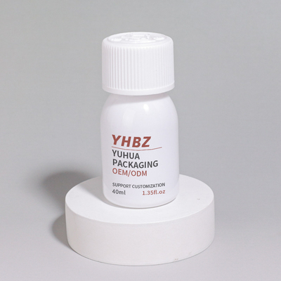 Custom Plastic Packaging Bottles White Pill Bottle 40ml 60ml 100ml Vitamin Capsule Container