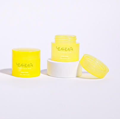 Empty Eye Cream Jar 5g 10g 15g Plastic Lip Balm Container With Lid