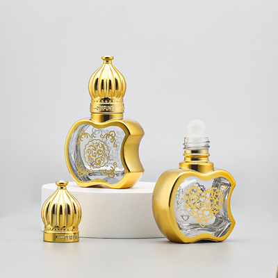 6ml 8ml 12ml Empty Glass Roll On Bottle Luxury Cosmetic Packaging Container Perfume Essential Oil Bottle