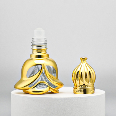6ml 8ml 12ml Empty Glass Roll On Bottle Luxury Cosmetic Packaging Container Perfume Essential Oil Bottle
