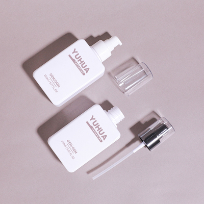 Wholesale Clear Plastic Lotion Bottle 150ml Flat Square Shampoo And Conditioner Bottle