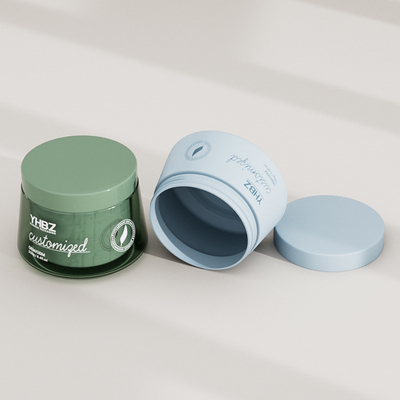 Matte Plastic Cream Jar 150ml 250ml 350ml 500ml Empty Cream Containers