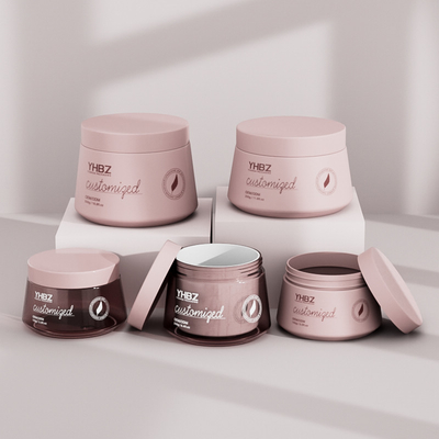 Matte Plastic Cream Jar 150ml 250ml 350ml 500ml Empty Cream Containers
